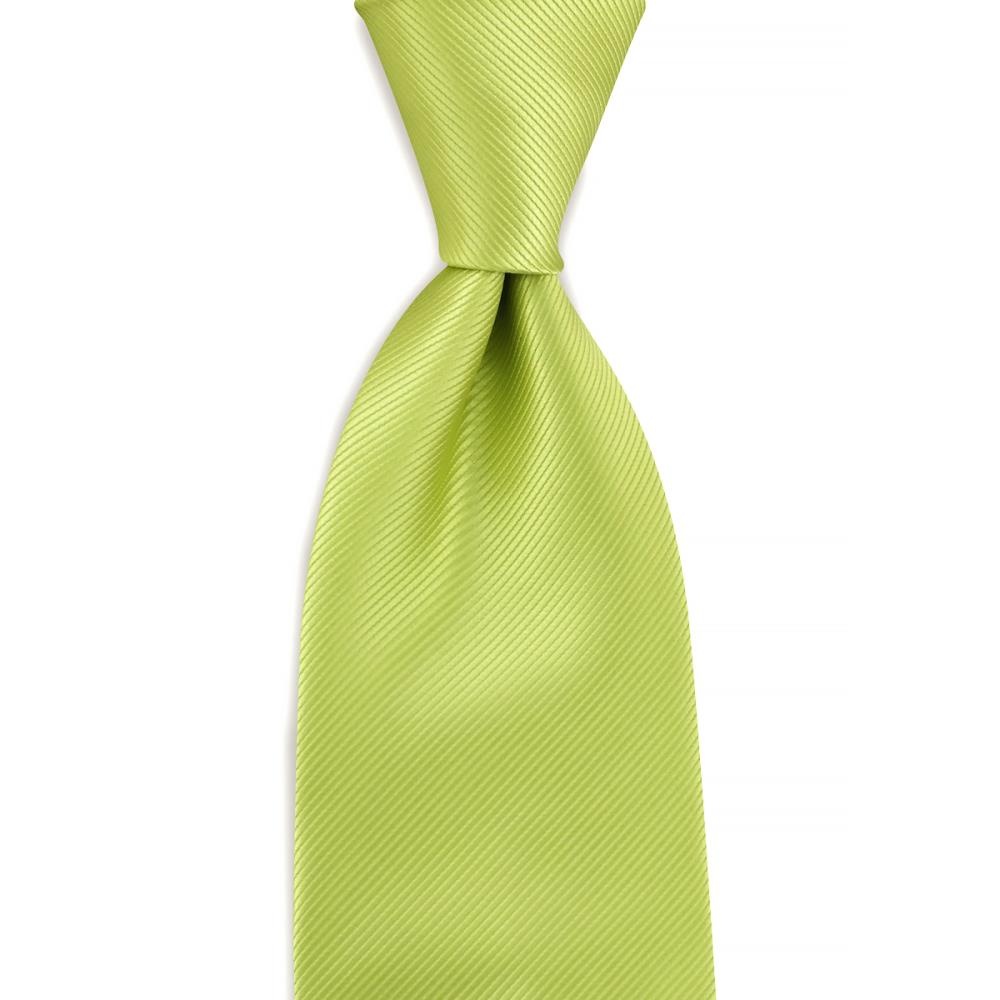 stropdas limegroen repp - 1