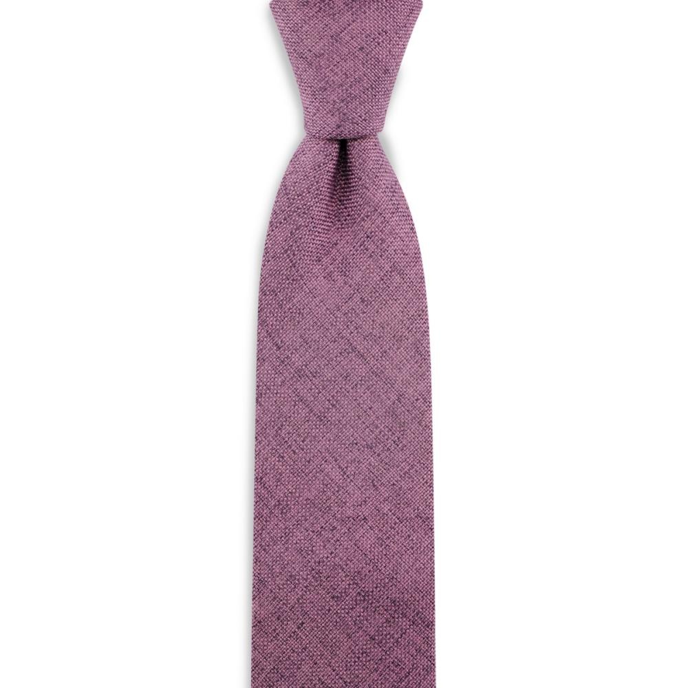 Stropdas Melange paarsroze - 1