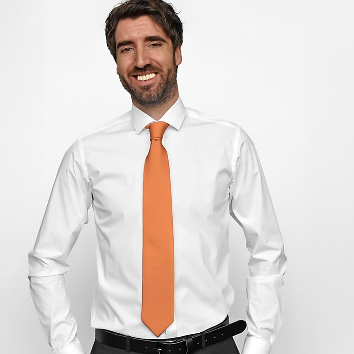 Stropdas oranje