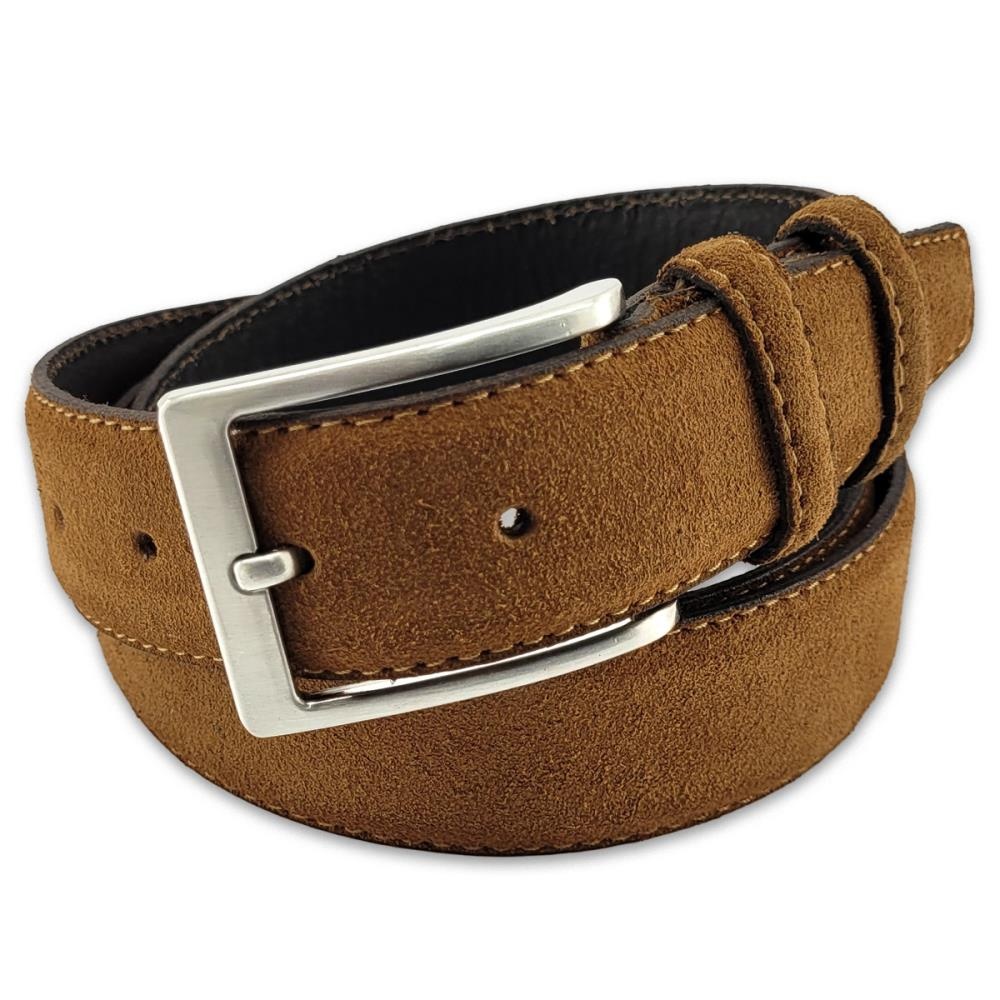 suede riem cognac L - 1