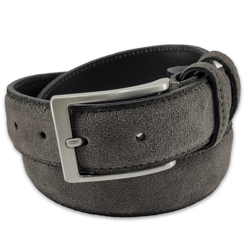 suede riem donkergrijs S - 2