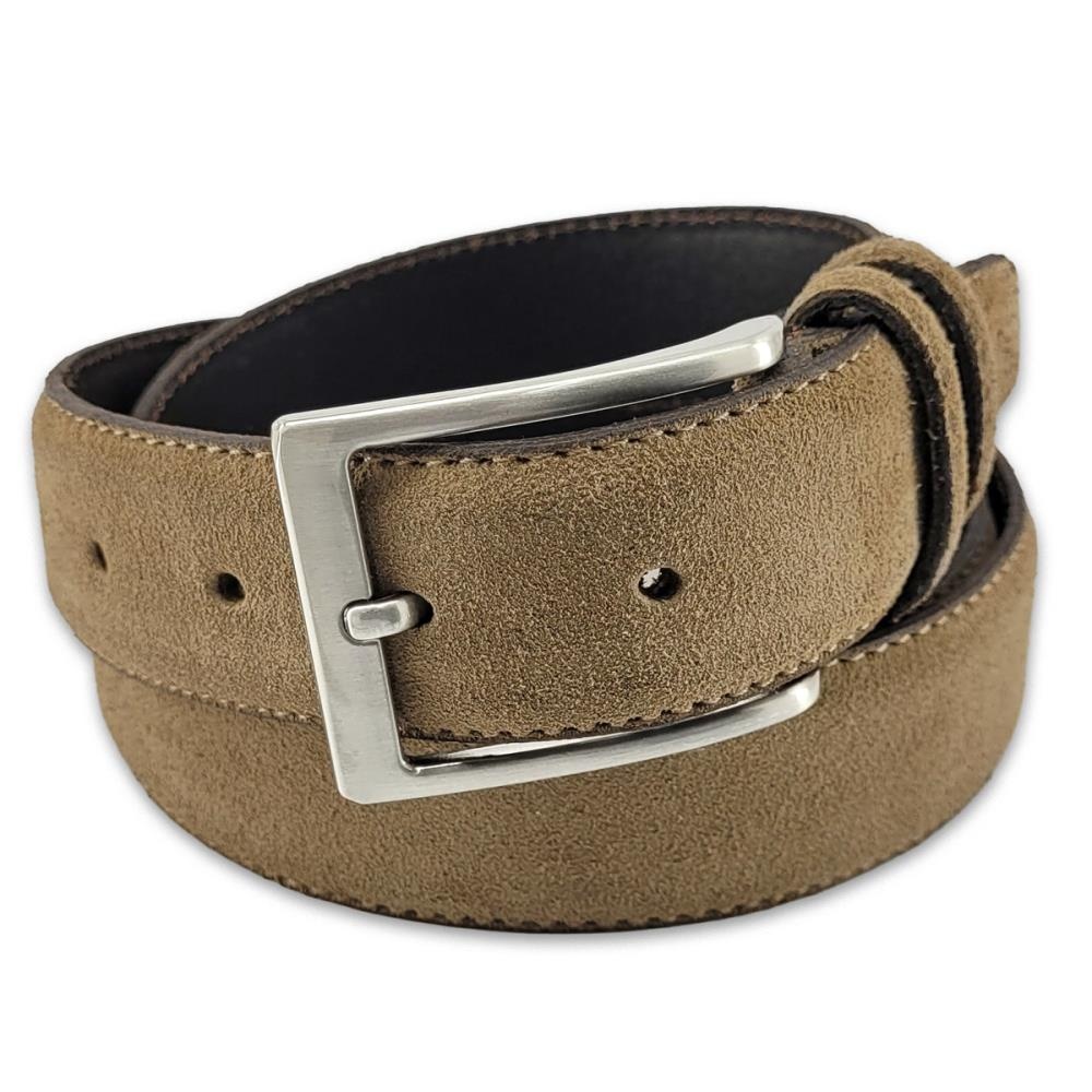 suede riem taupe S - 2