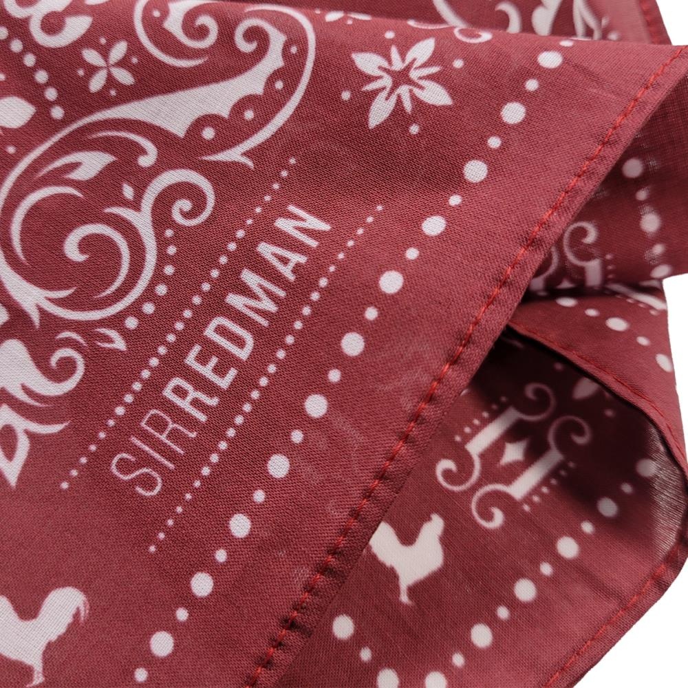 WORK bandana bordeaux - 3