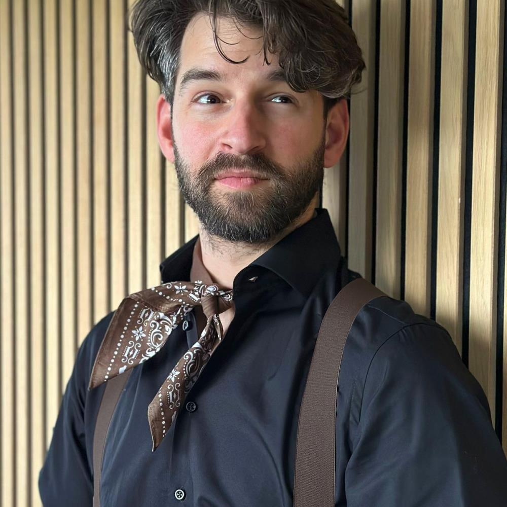 WORK bandana bruin - 1