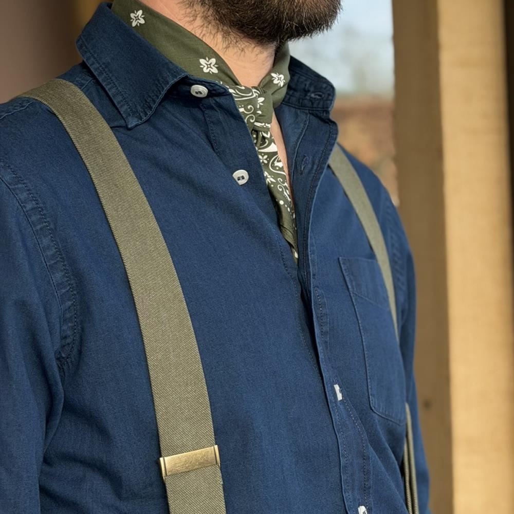 WORK bandana olijfgroen - 1