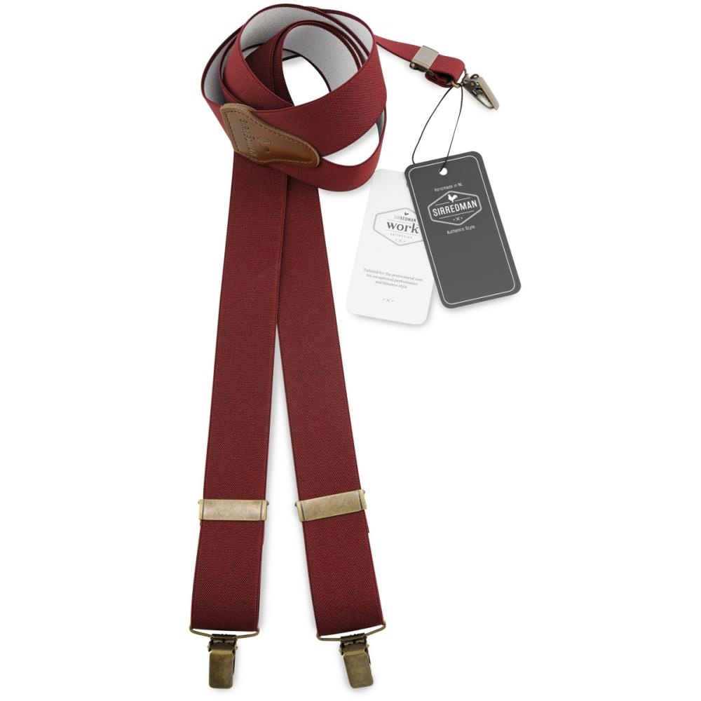 WORK bretels bordeaux - 1