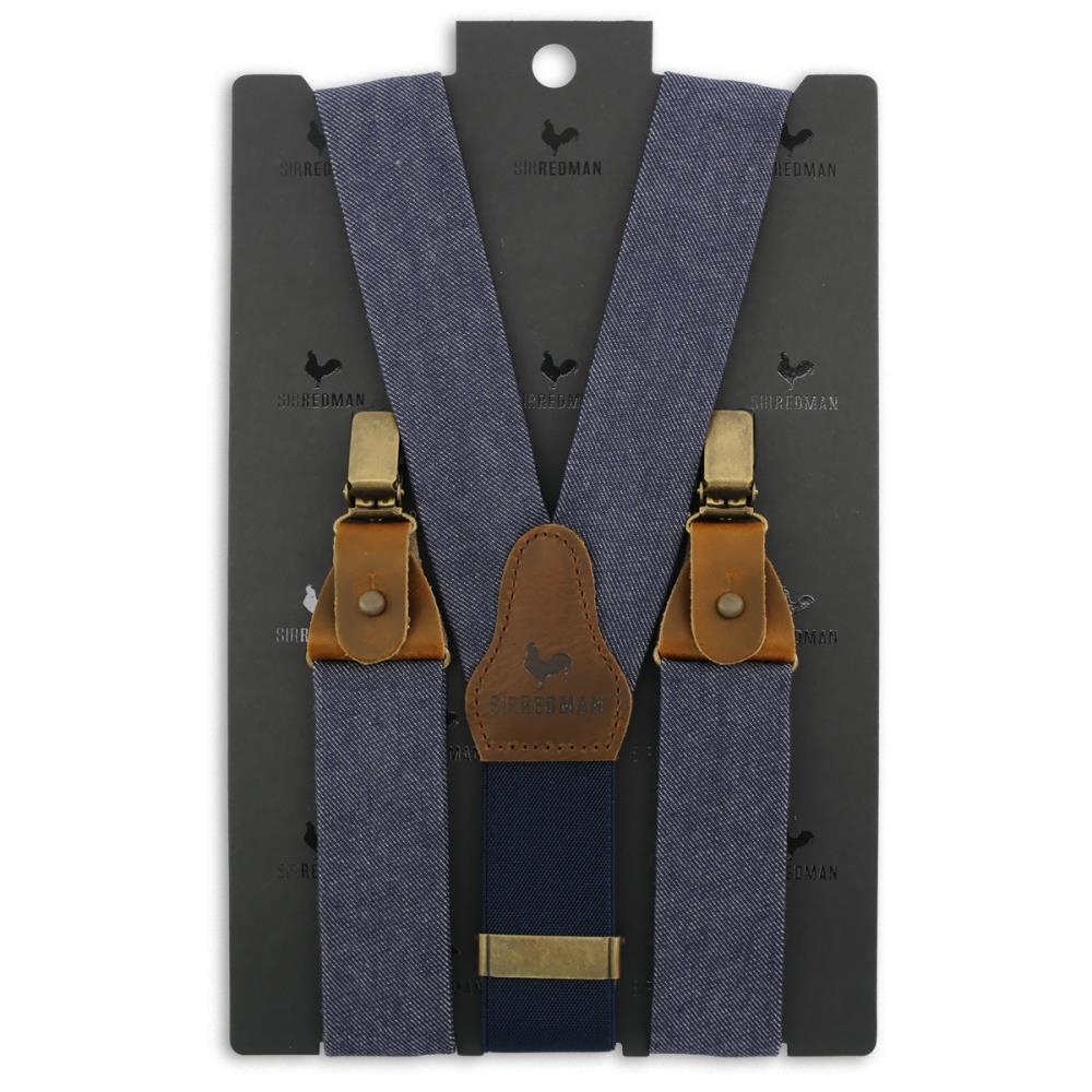 WORK bretels denim blauw - 5
