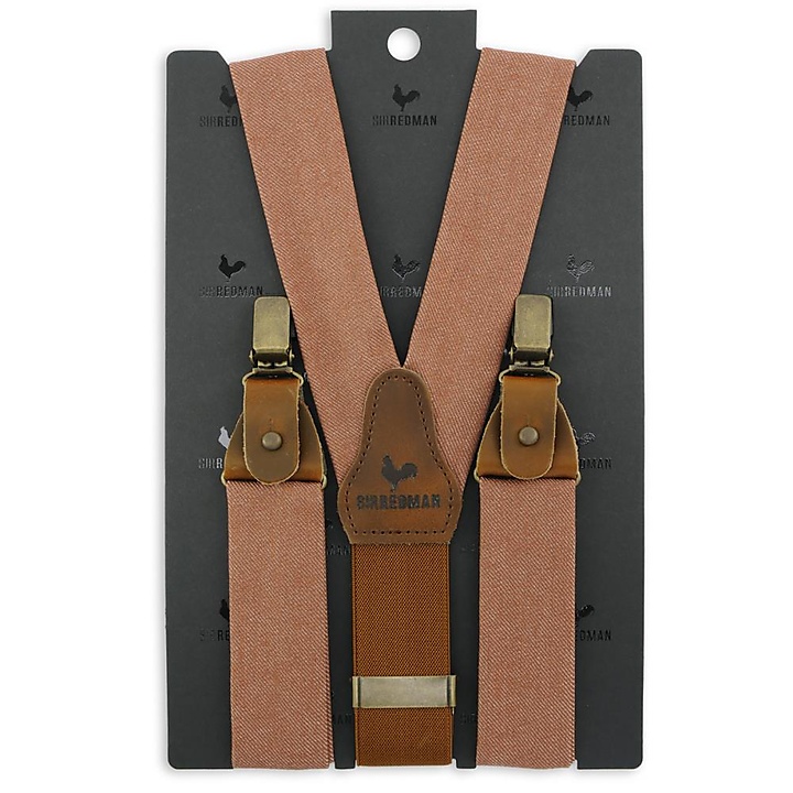 WORK bretels denim roest