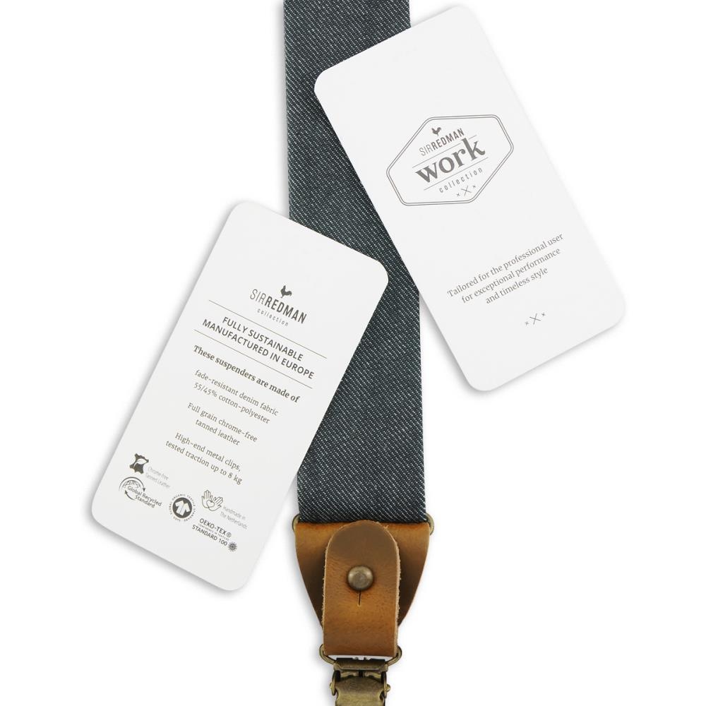 WORK bretels denim zwart - 3