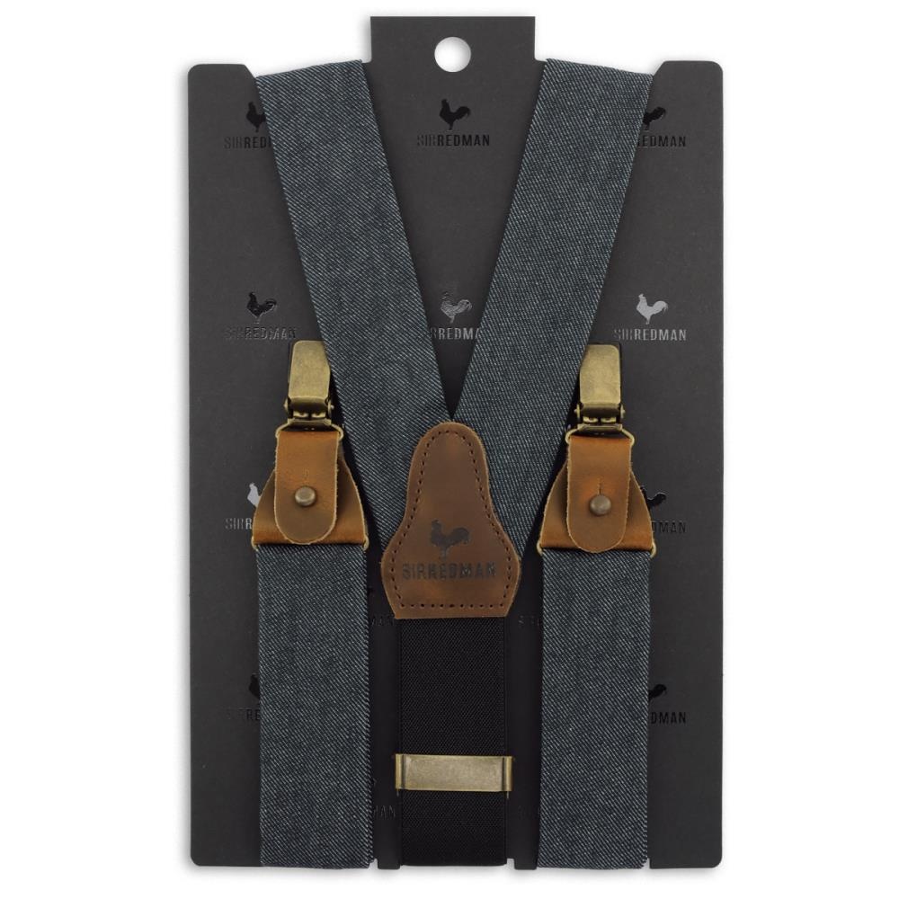 WORK bretels denim zwart - 5