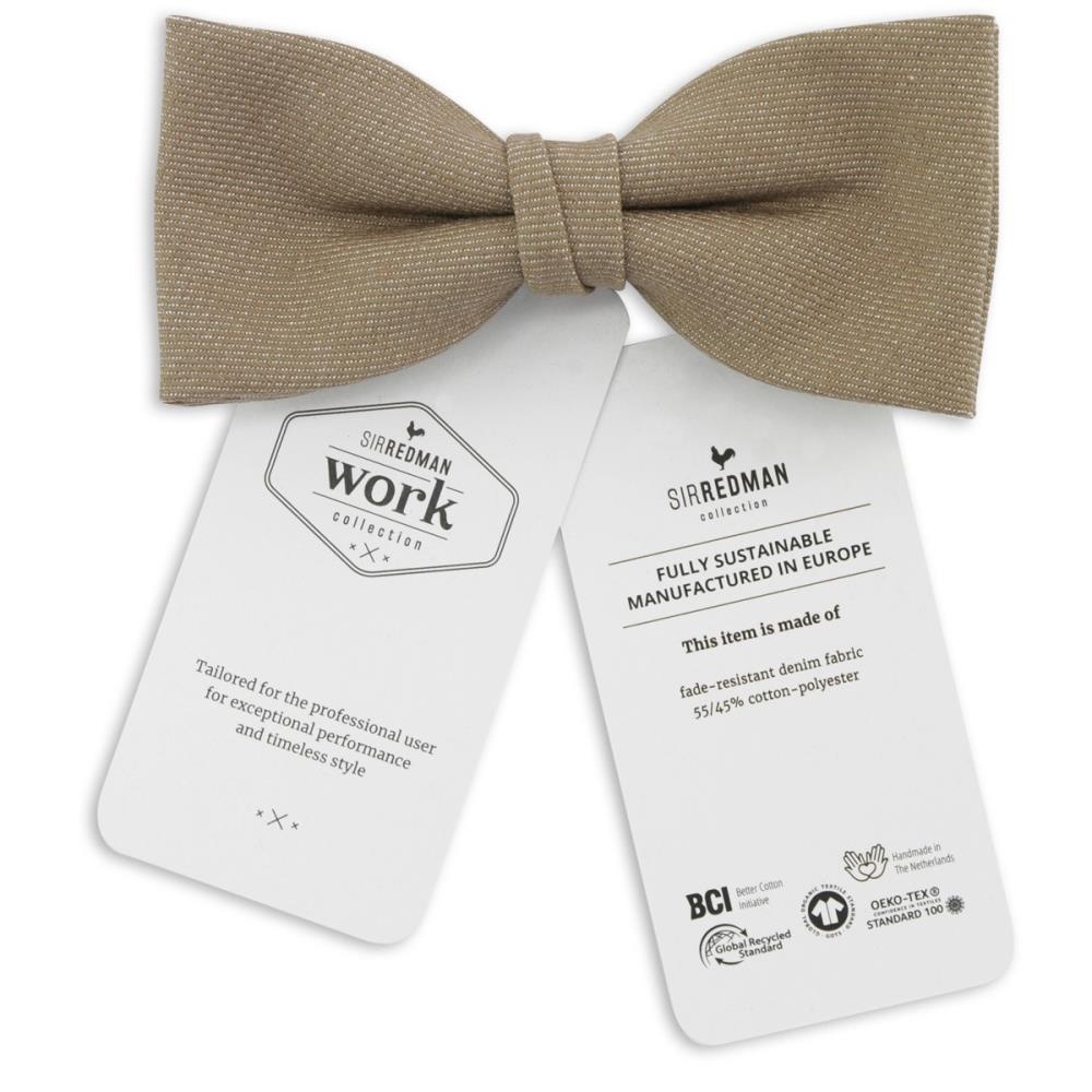 WORK strik denim taupe - 3