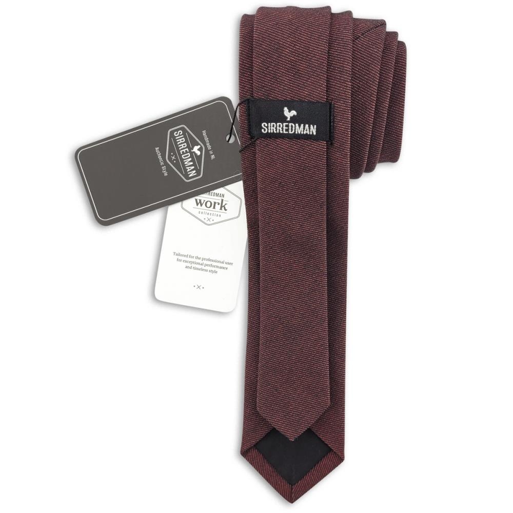 WORK stropdas denim burgundy - 2