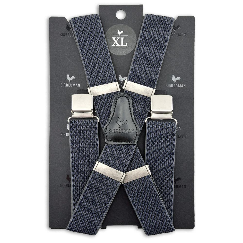 XL bretels Elegance blauw grijs - 3
